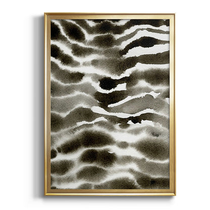 Jungle Stripe II - Modern Framed Canvas Print