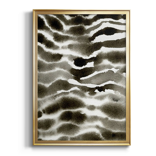 Jungle Stripe II - Modern Framed Canvas Print