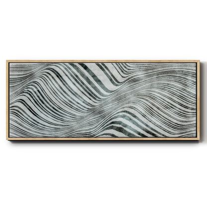 Forme de La Mer - Floater Framed Canvas Print