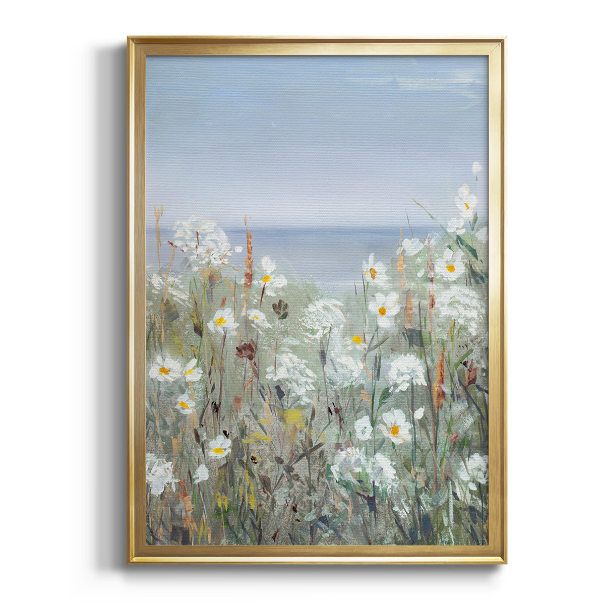 Wild Sea Breeze II - Modern Framed Canvas Print