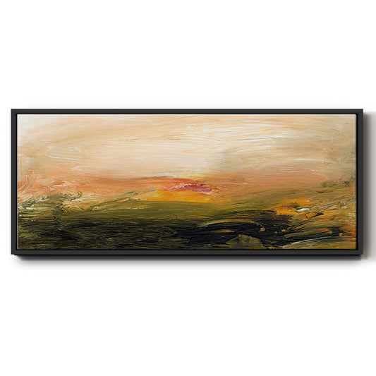 Lingering Light I - Floater Framed Canvas Print