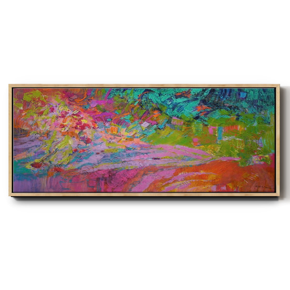 Passion Diva - Floater Framed Canvas Print