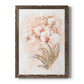 White and Coral Orchid II - Premium Canvas Framed in Barnwood - Ready to Hang