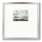 Abstract Rigid Coast Landscape - Double Matboard Framed Print