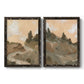 Hillside Walking Path I - Premium Framed Canvas 2 Piece Set - Ready to Hang