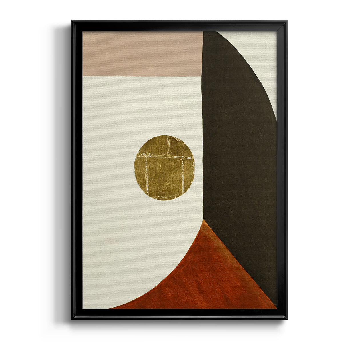 High Notes III - Modern Framed Canvas Print