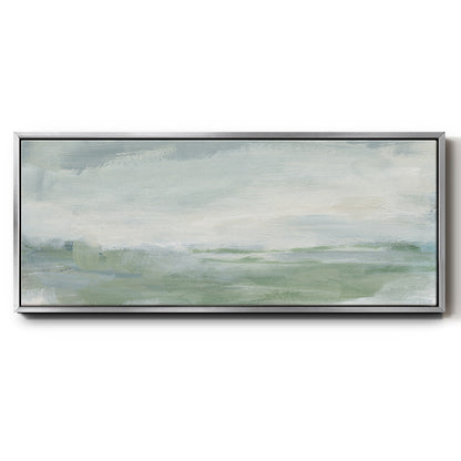 Coastal II - Floater Framed Canvas Print