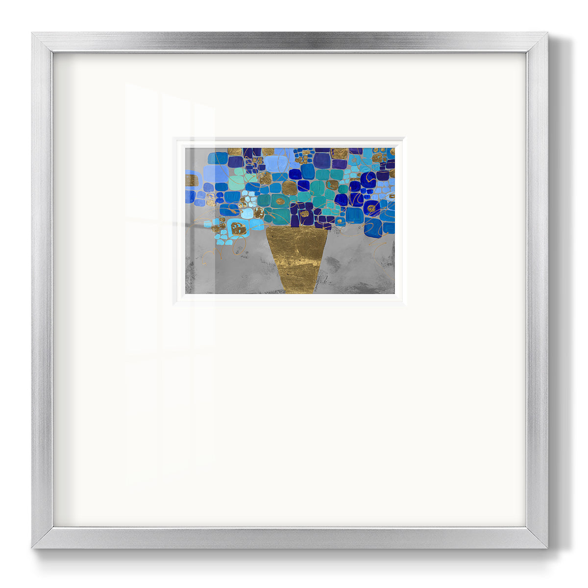 Blue Love - Double Matboard Framed Print