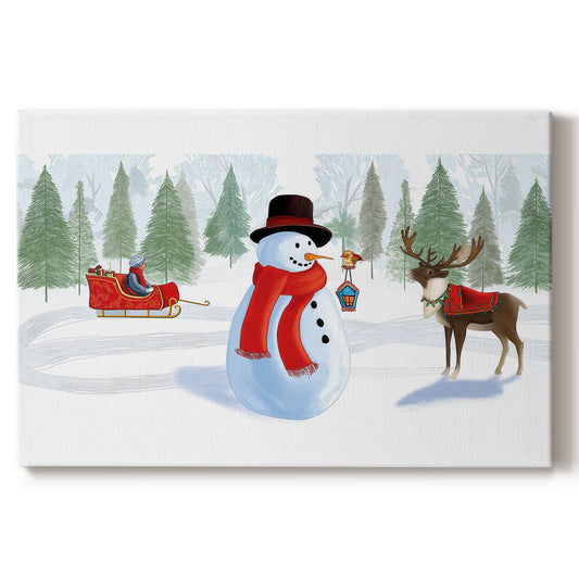 Pearled Village Serenade - Canvas Art Print