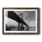 Manhattan Bridge - Barnwood Framed Art Print