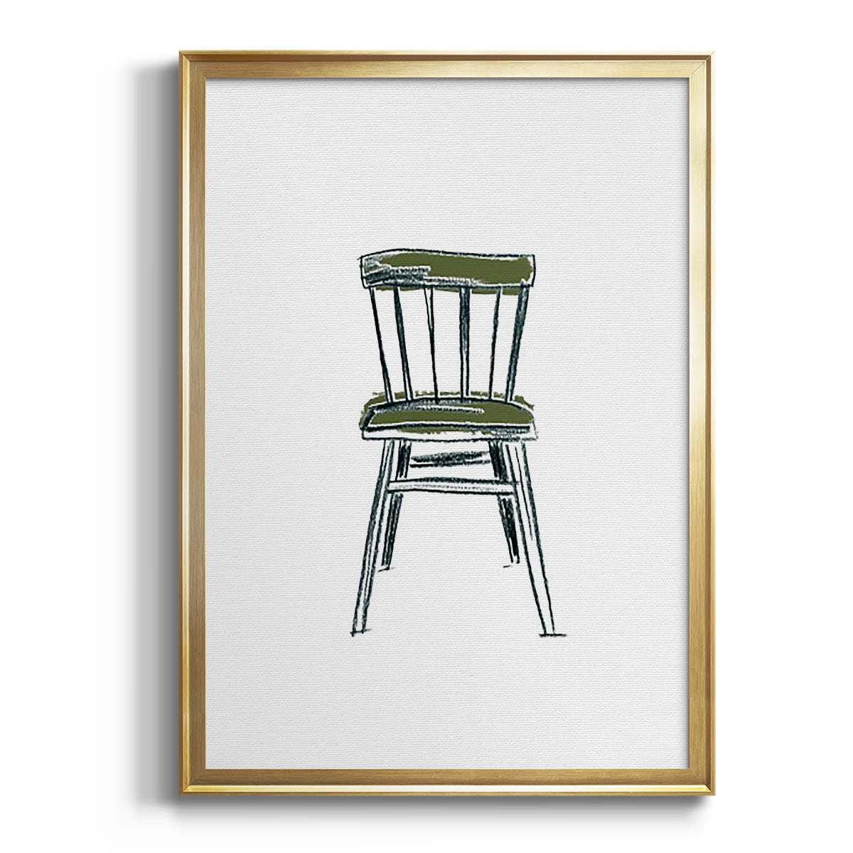 Take a Seat IV - Modern Framed Canvas Print