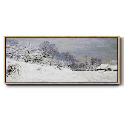 The Road in Front of Saint - Floater Framed Canvas Print