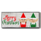 Christmas Elf Couple - Floater Framed Canvas Print