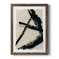 Lines Crossed I - Barnwood Framed Canvas Print