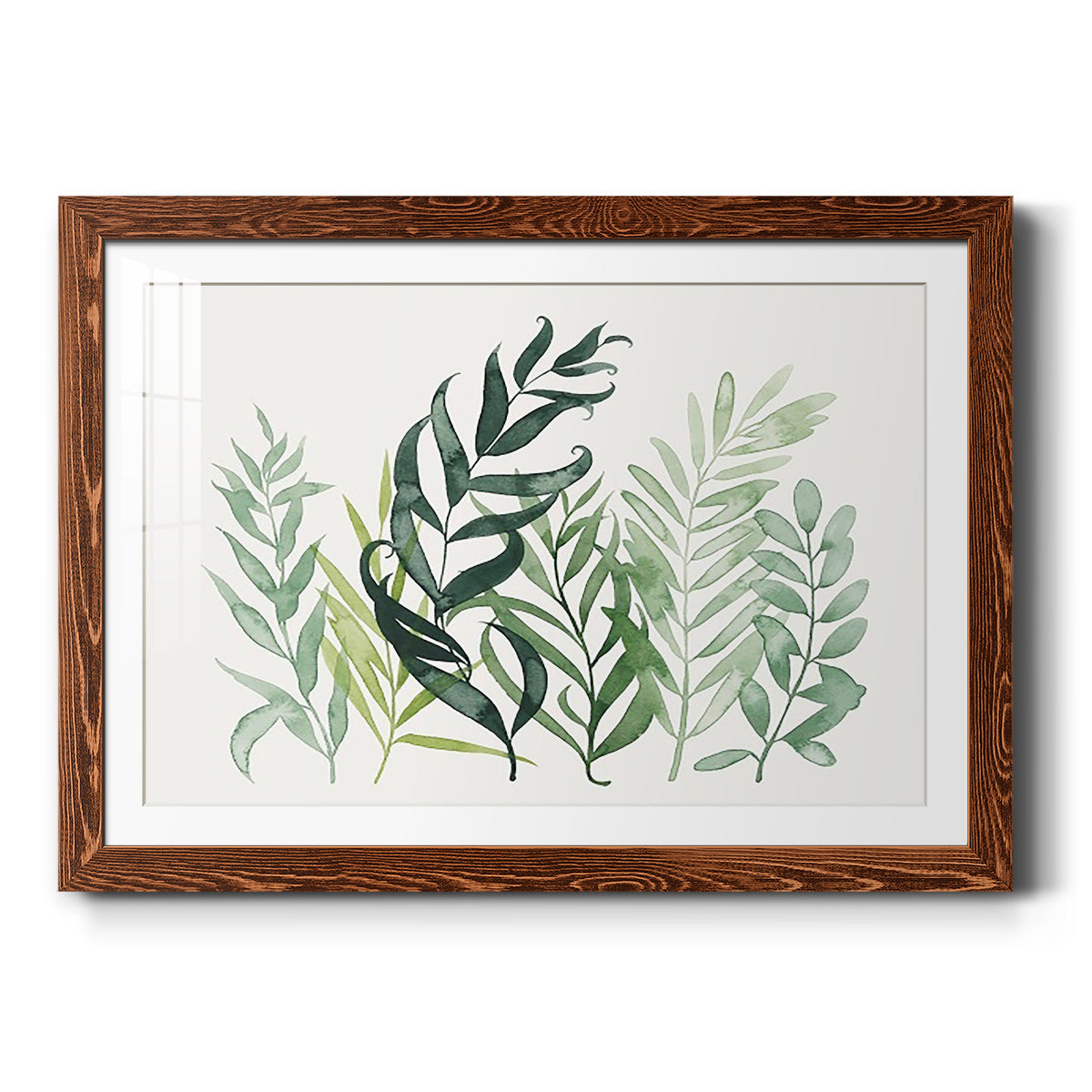 Vert Volunteers I - Barnwood Framed Art Print