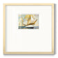 Golden Sail IV - Double Matboard Framed Print