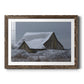 Winter Barn - Barnwood Framed Art Print