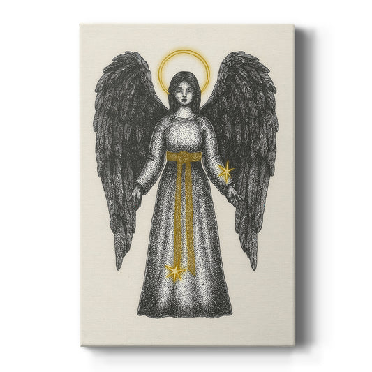 Pearled Manger Parish - Canvas Art Print