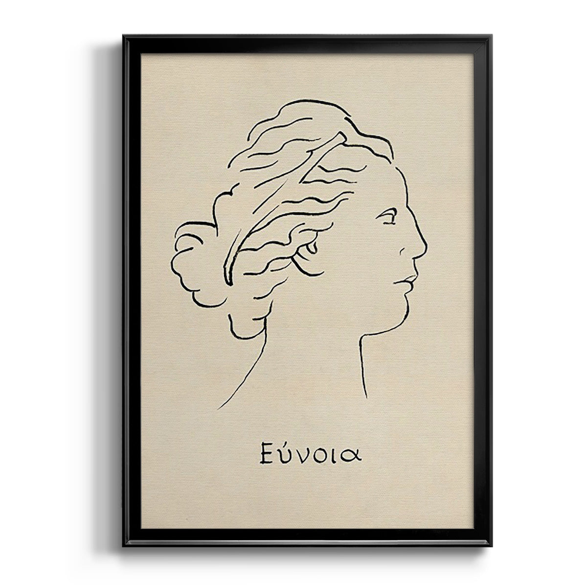 Greek Blessing I - Modern Framed Canvas Print