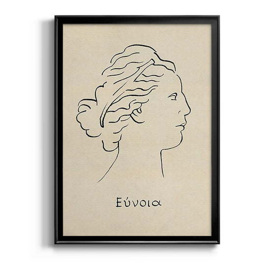 Greek Blessing I - Modern Framed Canvas Print