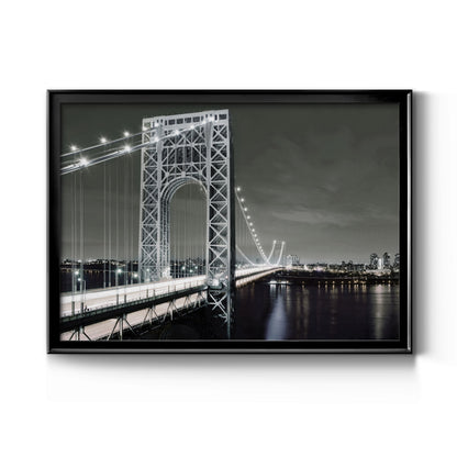 City Lights - Modern Framed Canvas Print