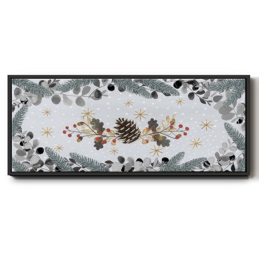 Cozy Christmas Collection D - Floater Framed Canvas Print