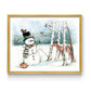 42975,snowman,deer,winter,forest,snowy landscape,birds,birch trees,scarf,top hat,wildlife,nature,frost,season,serene,animal,frosty,woodlands,frozen,cold,playful,outdoors,charming,magical,landscape art,whimsical,fauna,friendly,wildlife observation,tranquility,country scene,illustration,snowflakes,seasonal,heritage,woodland creatures,holiday,scenic,peaceful,natural beauty,art,Re-stickable,Landscape & Nature