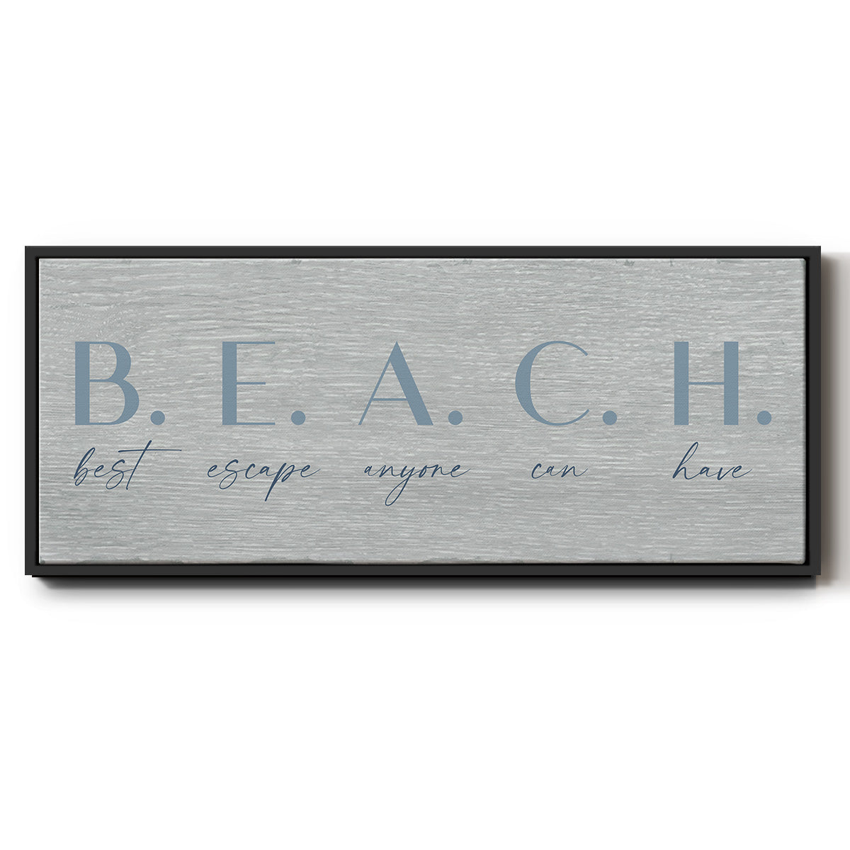 Best Escape - Floater Framed Canvas Print