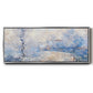 The Entrance to Giverny Under the Snow, 1885 - Floater Framed Canvas Print