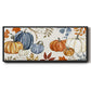 Autumn Pumpkins - Floater Framed Canvas Print