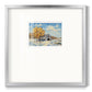 Autumn Barn- Premium Framed Print Double Matboard