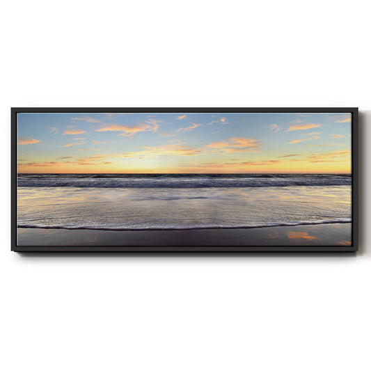 Evening on Venice Beach - Floater Framed Canvas Print