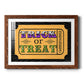 Trick or Treat Ticket - Barnwood Framed Art Print