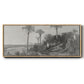 On the Coast of Florida - Floater Framed Canvas Print