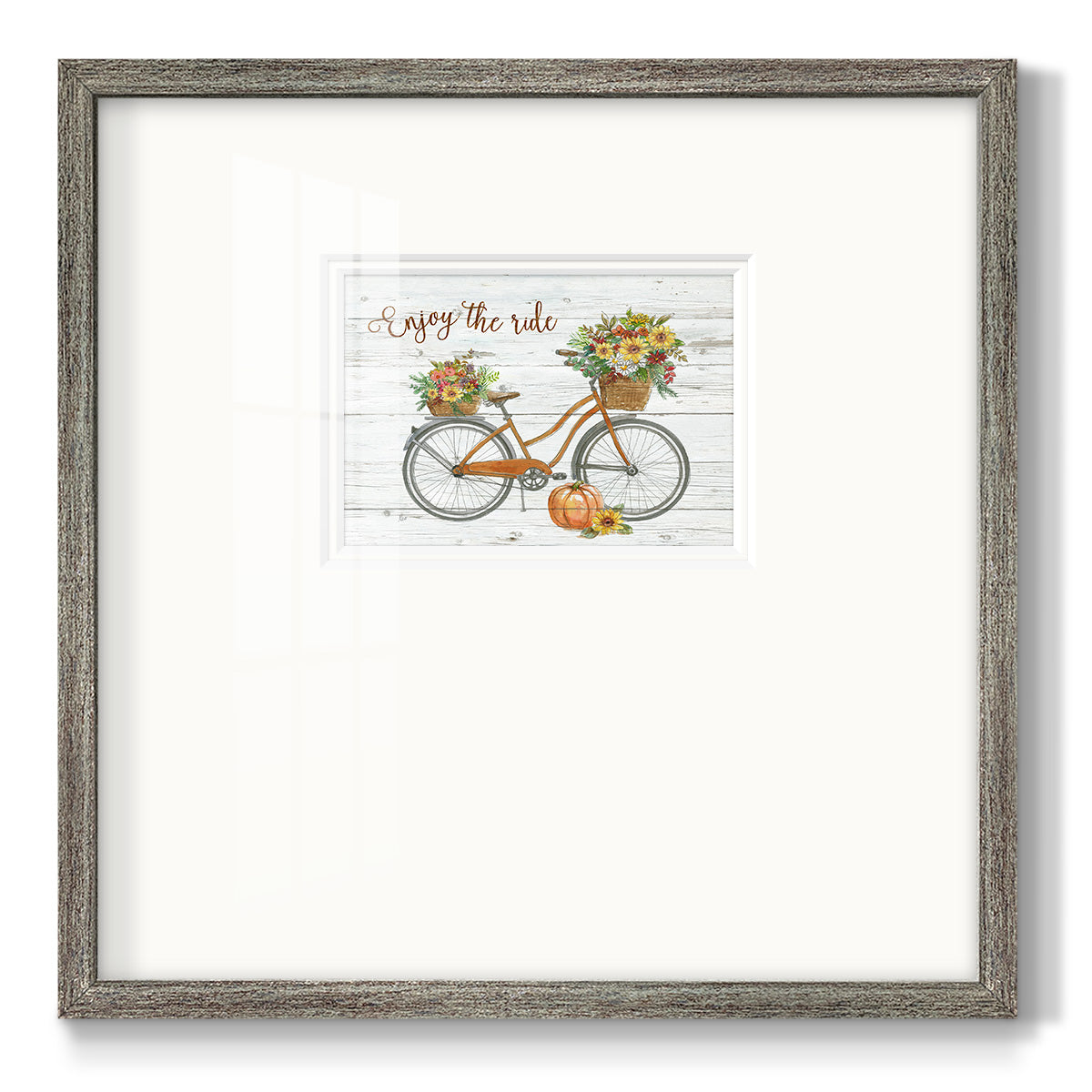 Harvest Bike Premium Framed Print Double Matboard