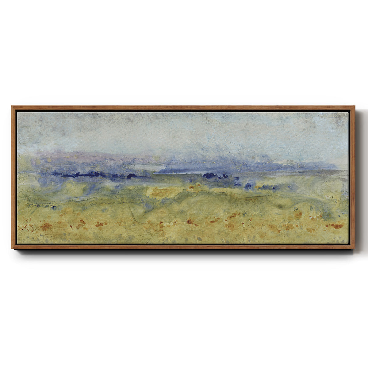Open Terrain I - Floater Framed Canvas Print