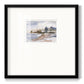 Mountain Cove - Double Matboard Framed Print