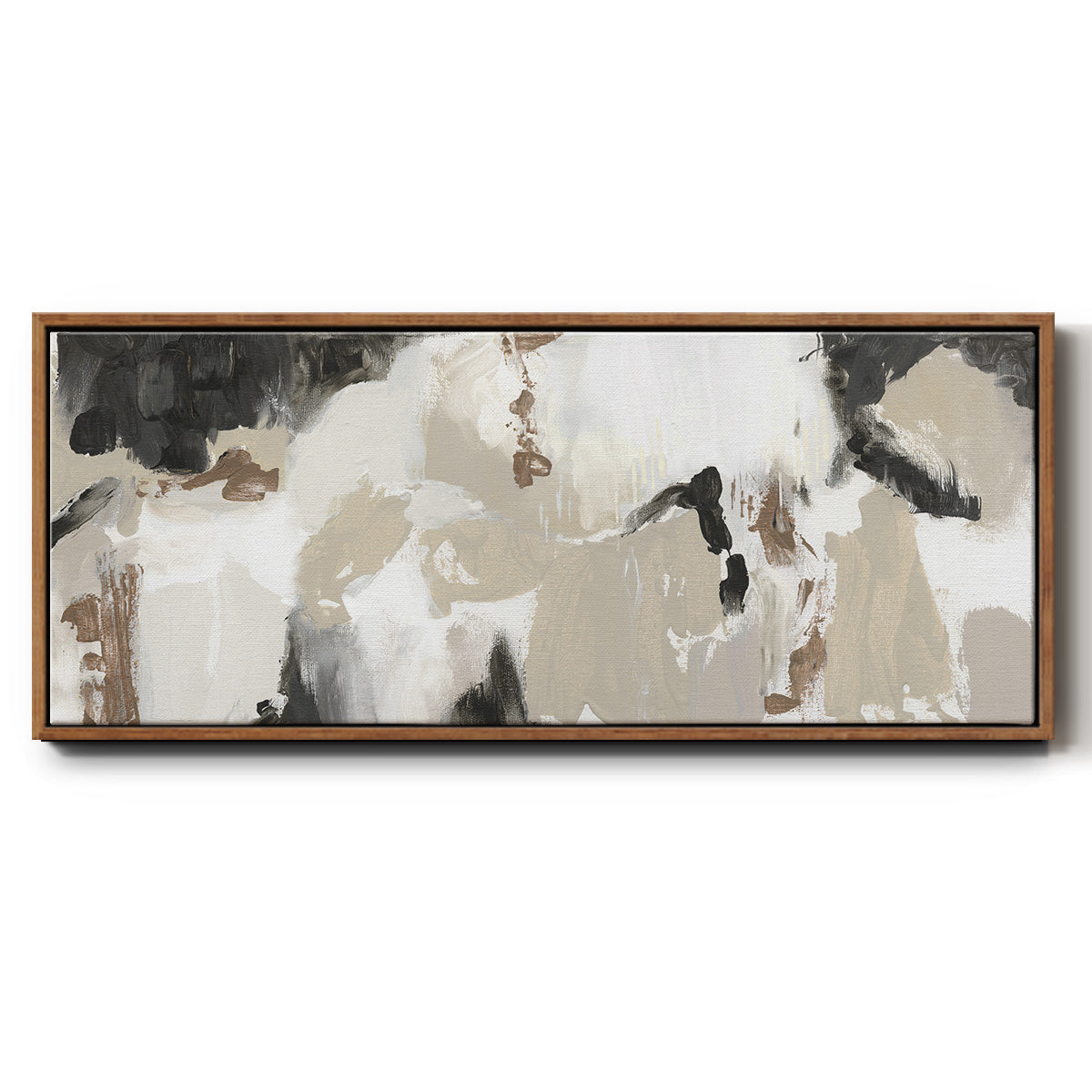 Sandy Summer - Floater Framed Canvas Print