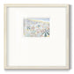 Subtle Beach- Premium Framed Print Double Matboard