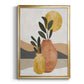 Adobe Moon II - Modern Framed Canvas Print