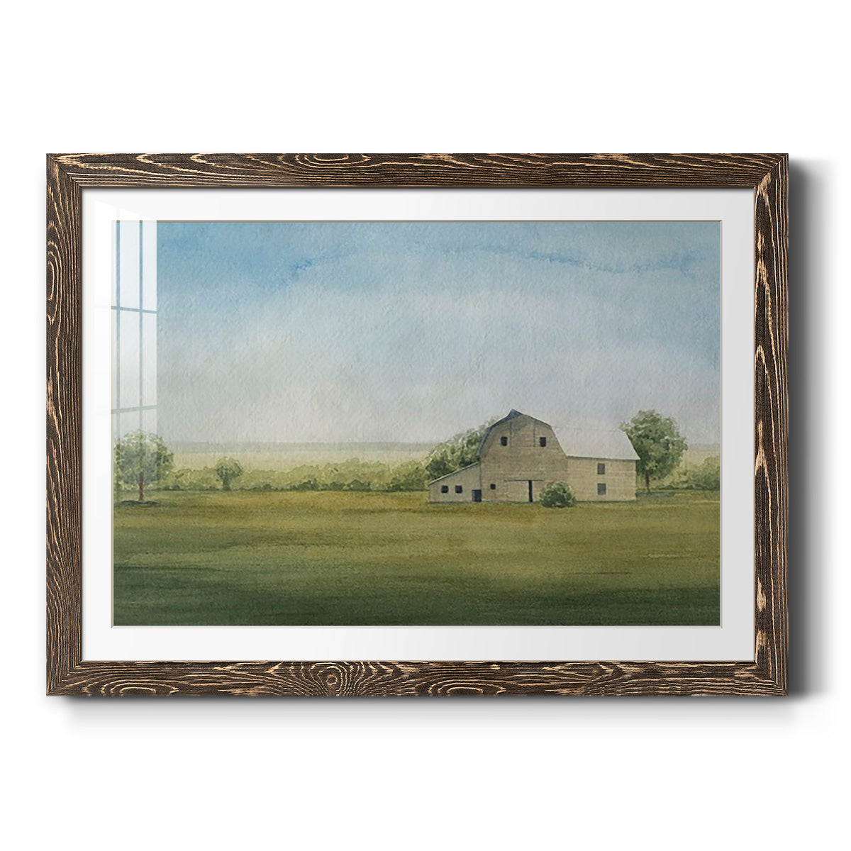 Grove Farm I - Barnwood Framed Art Print