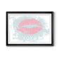 XOXO in Color Premium Framed Print - Ready to Hang