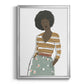 Fashion Vignette II - Modern Framed Canvas Print