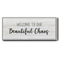 Beautiful Chaos - Floater Framed Canvas Print