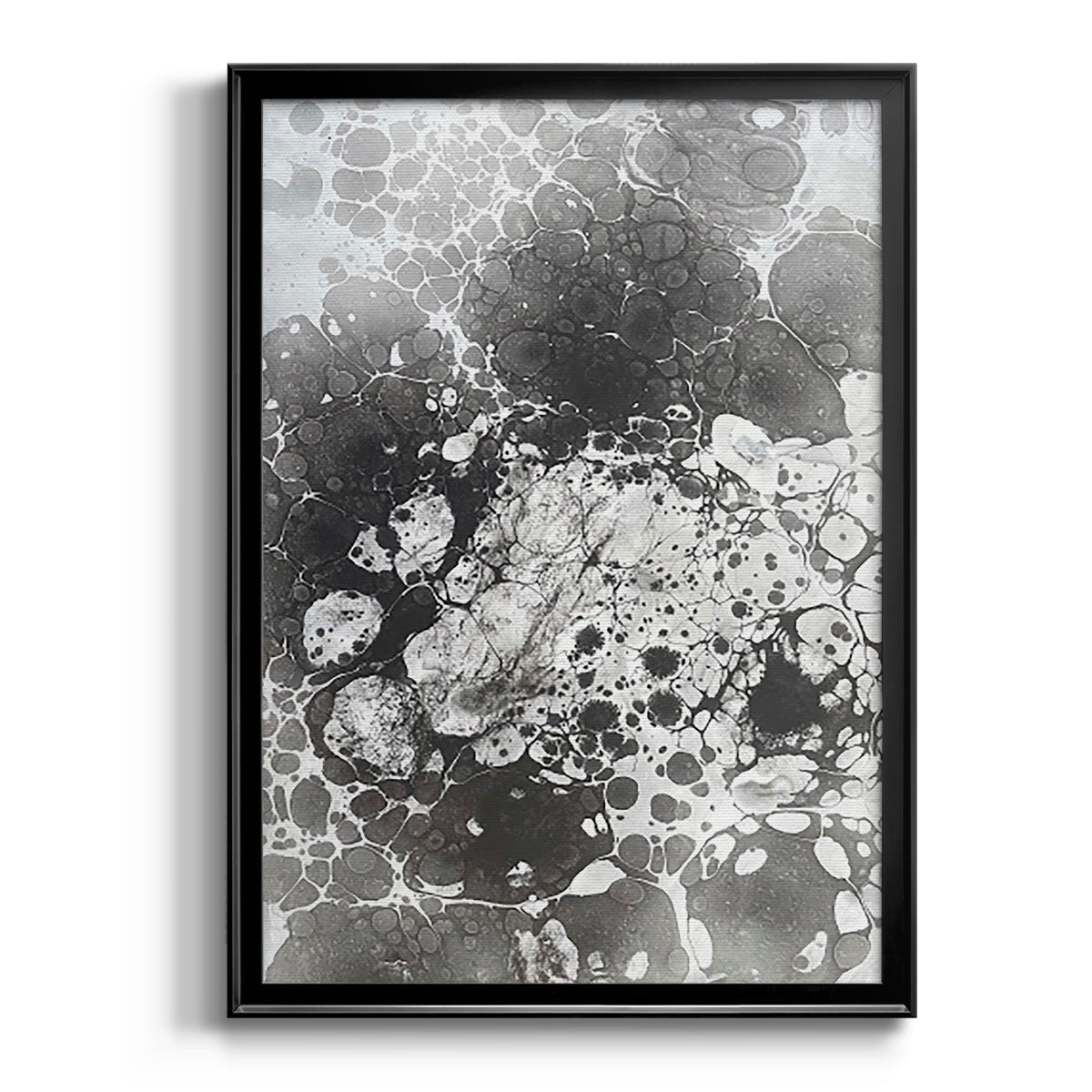 Marbling VI - Modern Framed Canvas Print