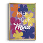 Free Your Mind - Modern Framed Canvas Print