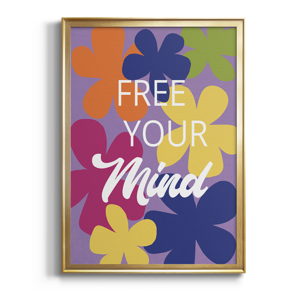 Free Your Mind - Modern Framed Canvas Print