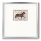 Iron Equine II - Double Matboard Framed Print