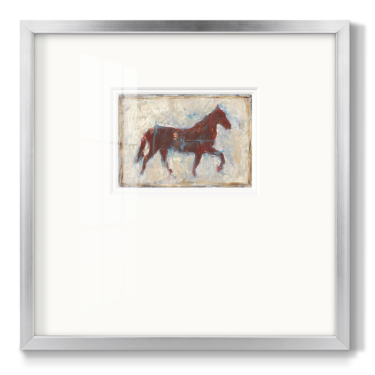 Iron Equine II - Double Matboard Framed Print