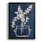 Vessel on Indigo I - Modern Framed Canvas Print